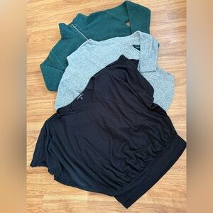 Women's Top Bundle - Black, Gray, Green